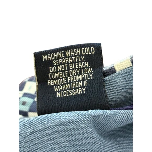 Nat Nast Mens Geometric Print Short Sleeve Button-Up Shirt Silk Blend Size L - Picture 6 of 6